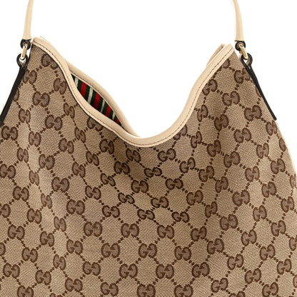 Gucci Monogram Medium New Britt Hobo Off White Off White 8 of 14