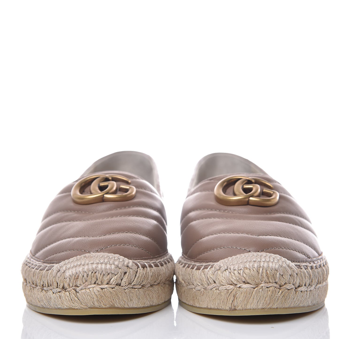 Nappa Matelasse GG Marmont Espadrilles 38 Porcelain Rose