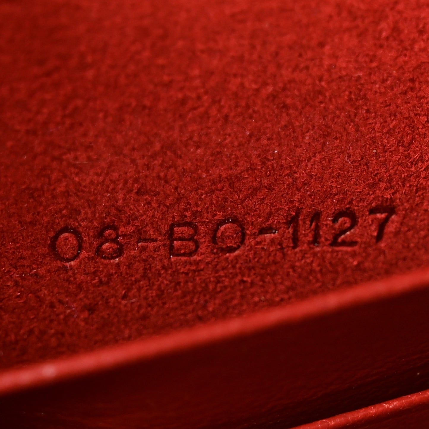 Calfskin Studded Diorama Flap Bag Red