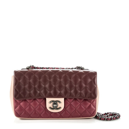 Chanel Lambskin Quilted Medium Tri-Color Flap 1 of 8