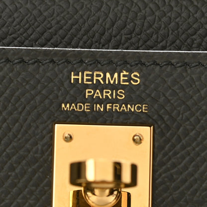 Hermes Epsom Kelly Sellier 25 Vert De Gris 7 of 10