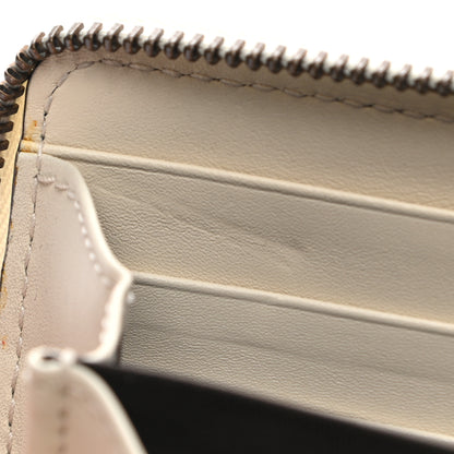 Gucci Calfskin Matelasse GG Marmont Zip Around Wallet White 8 of 10