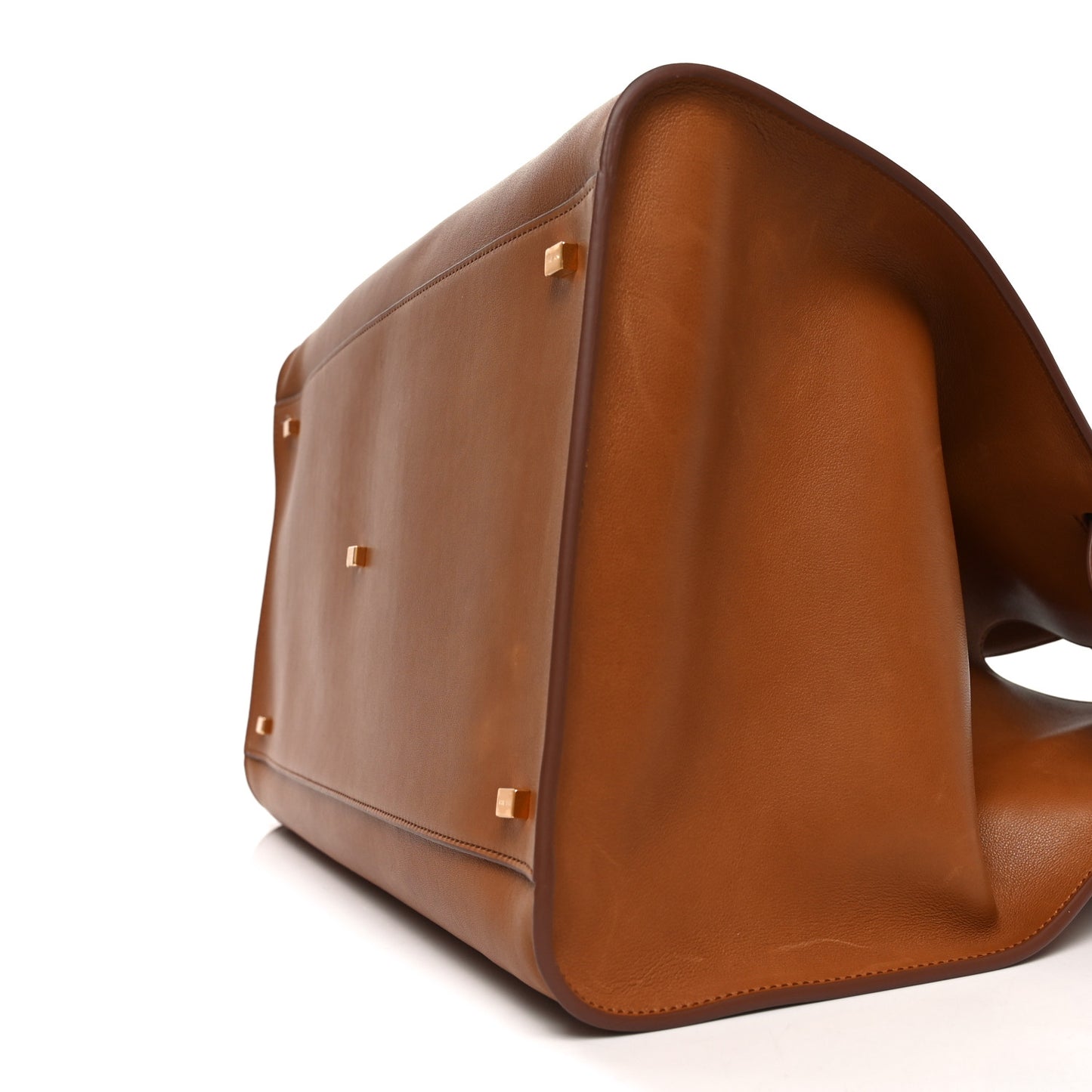 Polished Saddle Calfskin Soft Margaux 17 Cuir