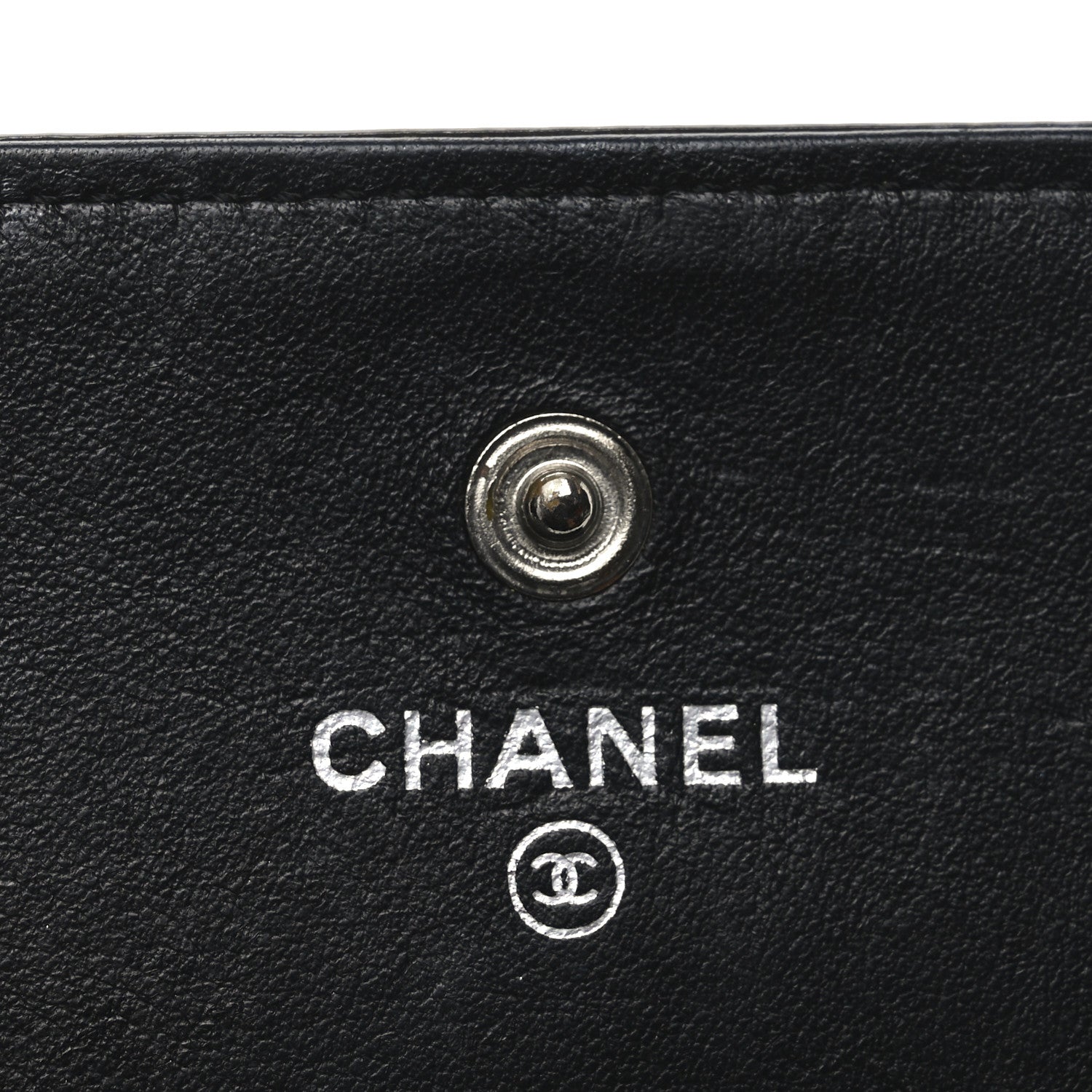 Chanel Patent Goatskin Flap Wallet Dark Brown 6 of 7
