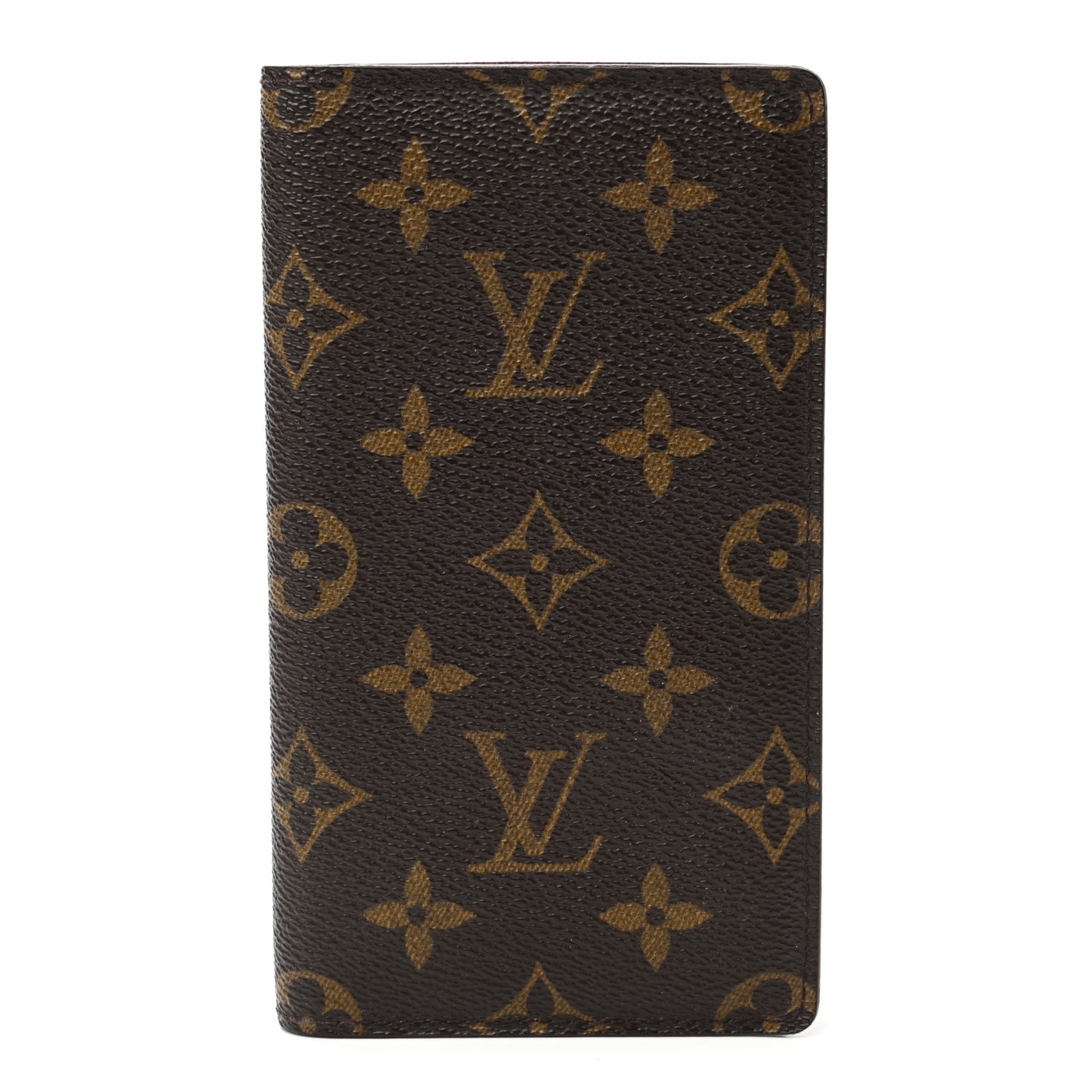 Monogram Checkbook Holder Case Wallet