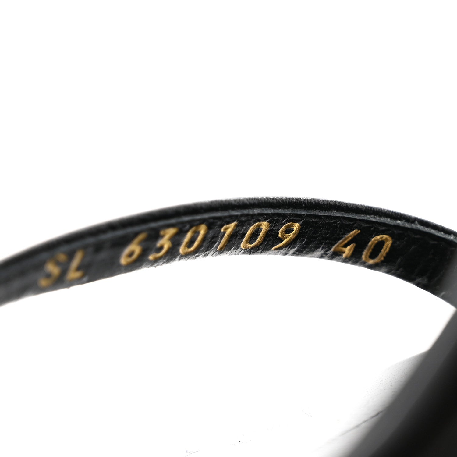Saint Laurent Calfskin Cassandra 100 Sandals 40 Black 9 of 10