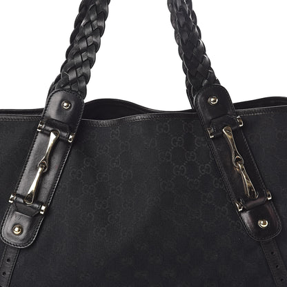 Gucci Monogram Pelham Shoulder Bag Black 7 of 9