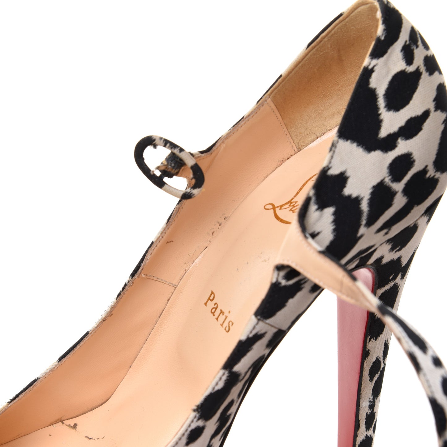 Tissu Leopardino Lady Daf 160 Pumps 39 Black White