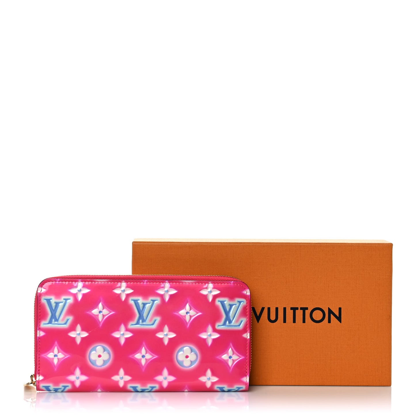 Vernis Valentine Zippy Wallet Fuchsia Neon