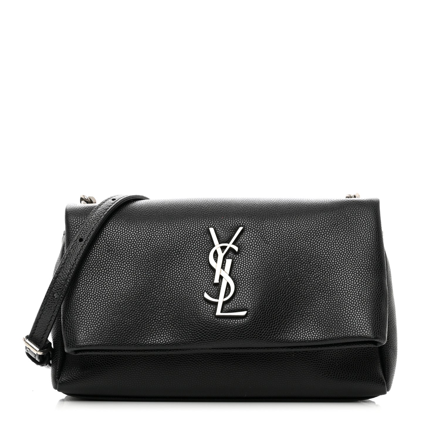 Grain De Poudre Monogram Toy West Hollywood Fold-Over Bag Black