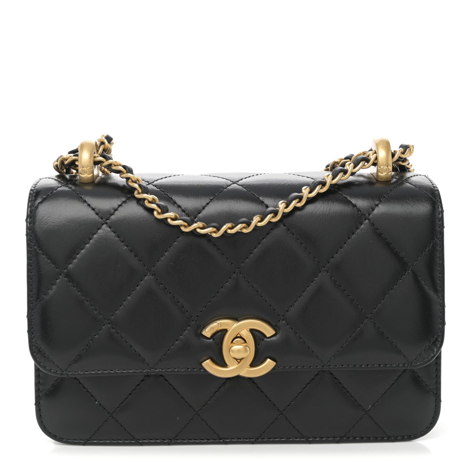 Chanel Calfskin Quilted Mini Perfect Fit Flap Black 2 of 28