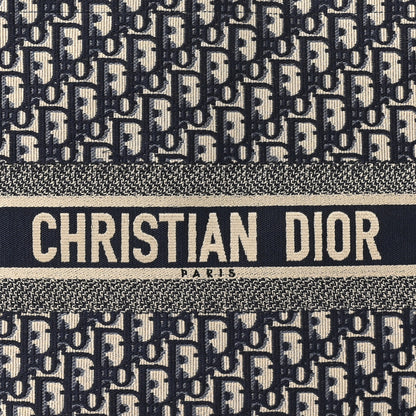 Christian Dior Oblique Large Book Tote Blue Multicolor 7 of 10
