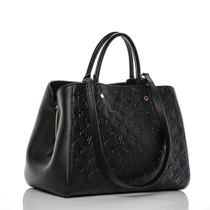 Louis Vuitton Empreinte Montaigne GM Black 3 of 8