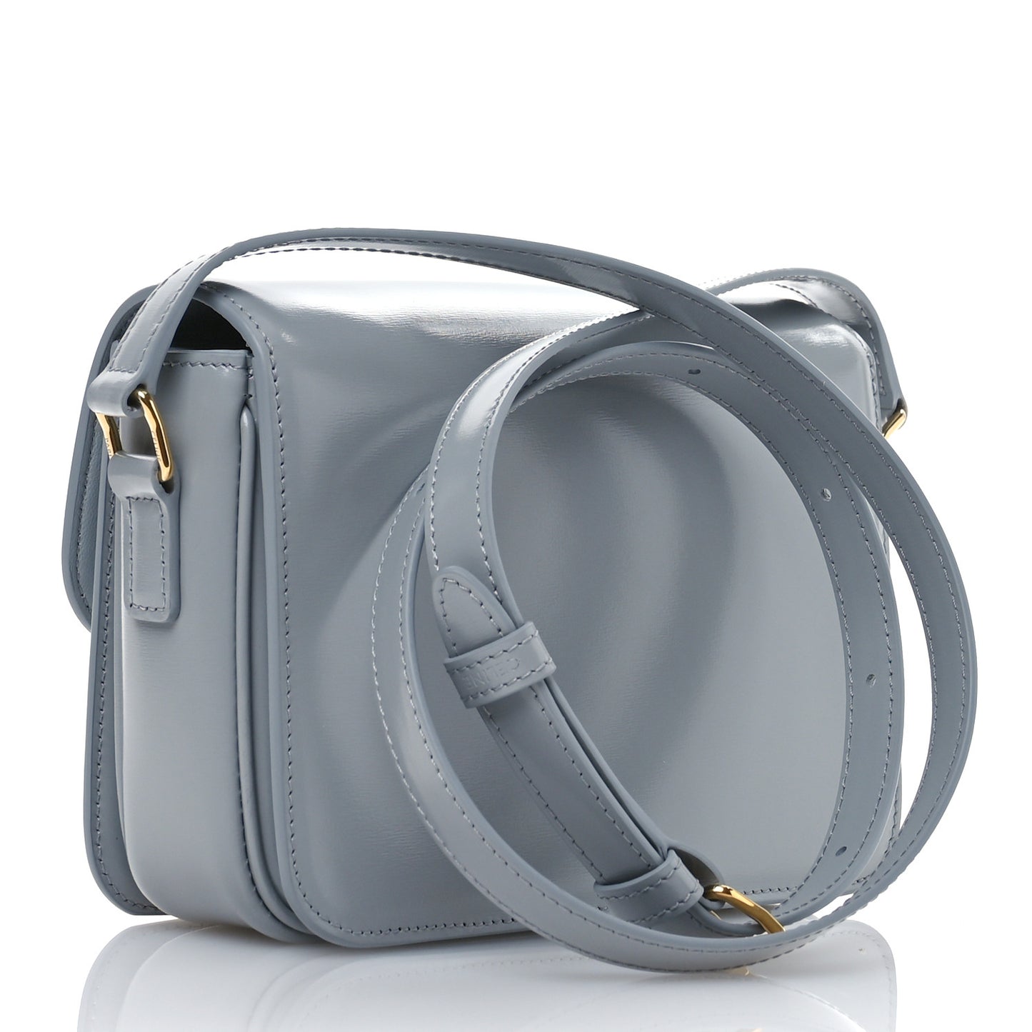 Shiny Calfskin Teen Triomphe Pearl Blue