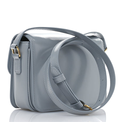 Celine Shiny Calfskin Teen Triomphe Pearl Blue 2 of 10