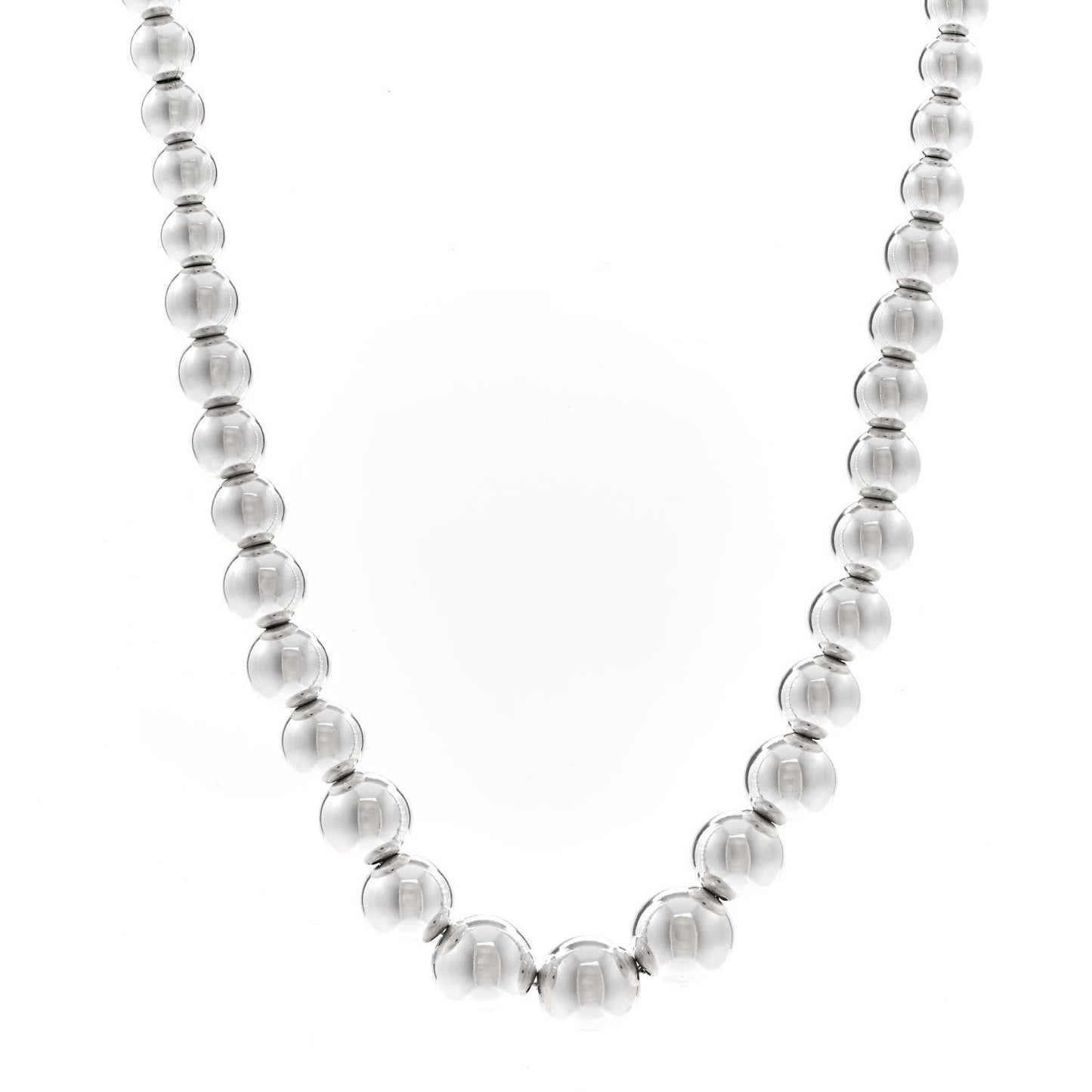 Sterling Silver HardWear Graduated Ball Necklace