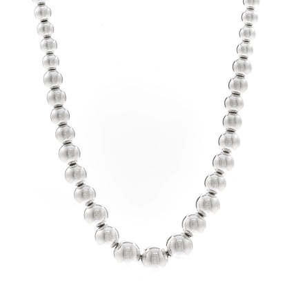 Tiffany Sterling Silver HardWear Graduated Ball Necklace 1 of 4