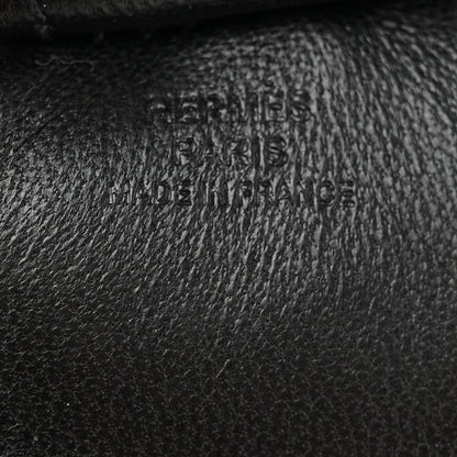 Hermes Milo Lambskin Grigri Rodeo Horse Bag Charm MM So Black 4 of 4