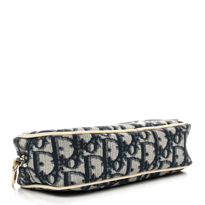 Christian Dior Monogram Girly Trotter Cosmetic Pouch Blue 4 of 9