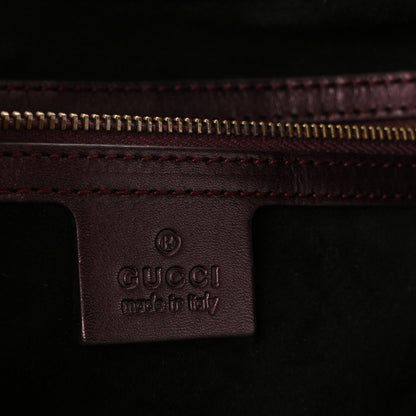 Gucci Snakeskin Medium Soft Stirrup Shoulder Bag Carminio Red 6 of 10