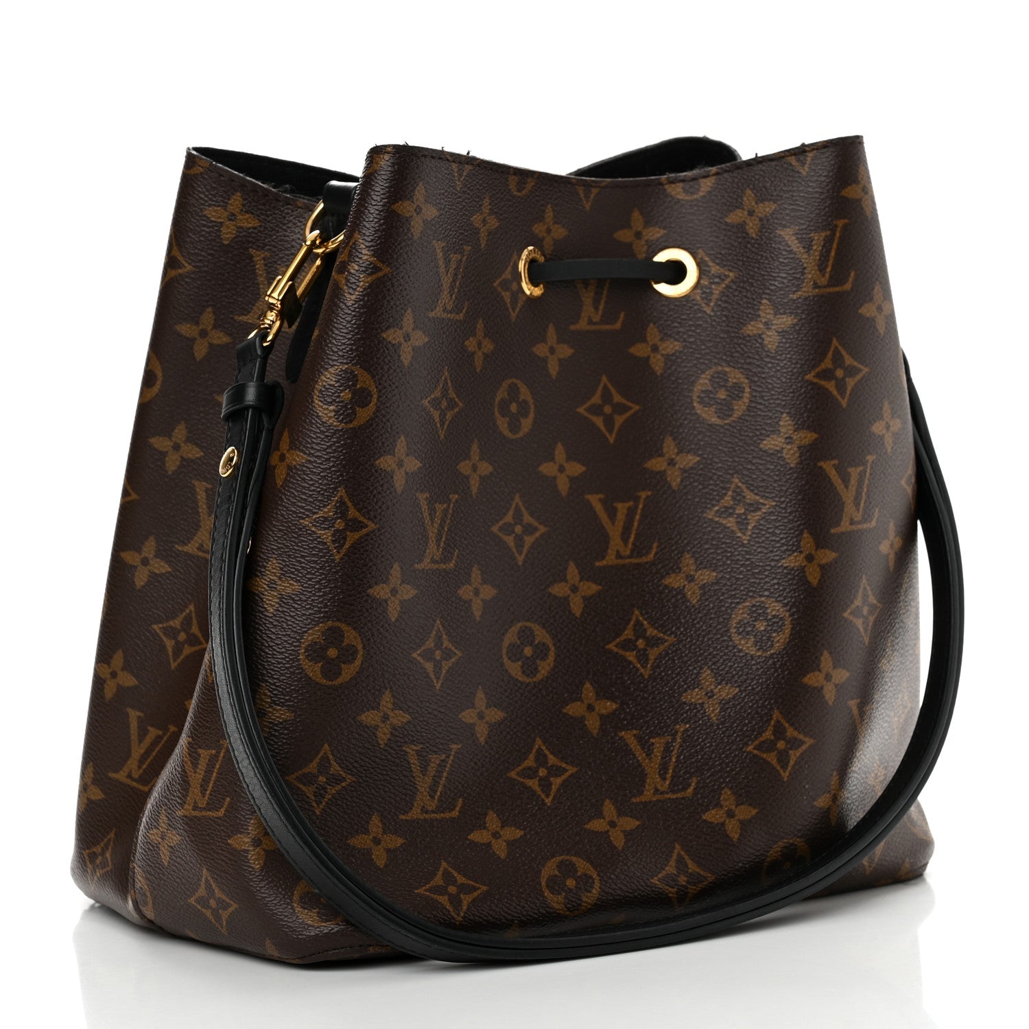 Louis Vuitton Monogram Neonoe MM Black 3 of 9