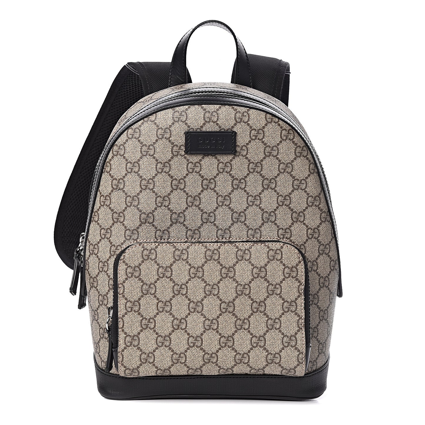GG Supreme Monogram Small Eden Day Backpack Black