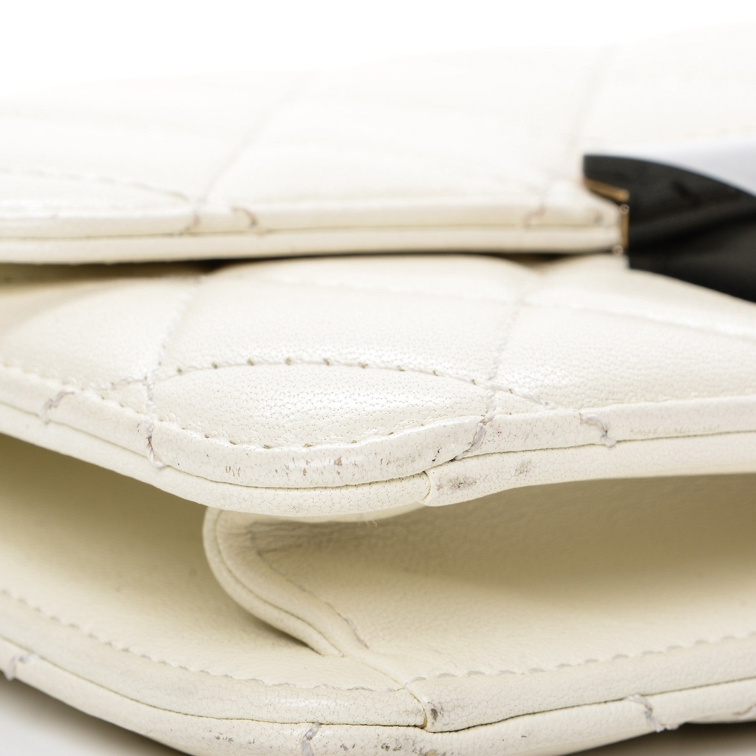 Chanel Sheepskin Quilted Mini Beauty Lock Flap White 8 of 9