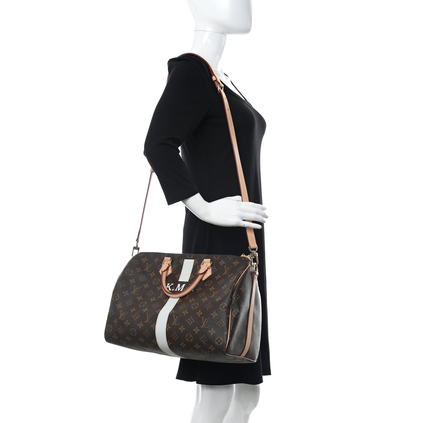 Monogram My LV Heritage Speedy Bandouliere 30 Black White