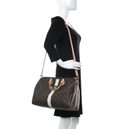 Louis Vuitton Monogram My LV Heritage Speedy Bandouliere 30 Black White 2 of 10