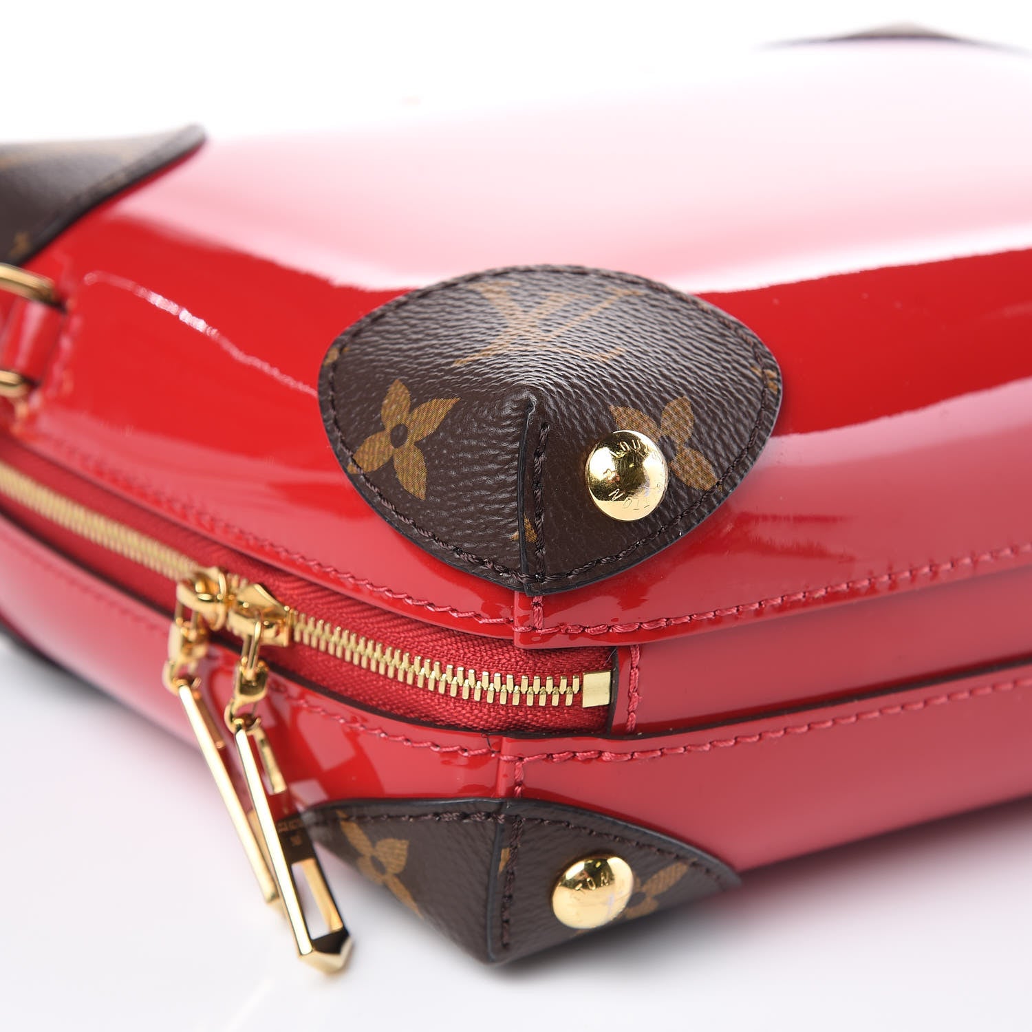 Louis Vuitton Patent Miroir Venice Scarlet 8 of 9