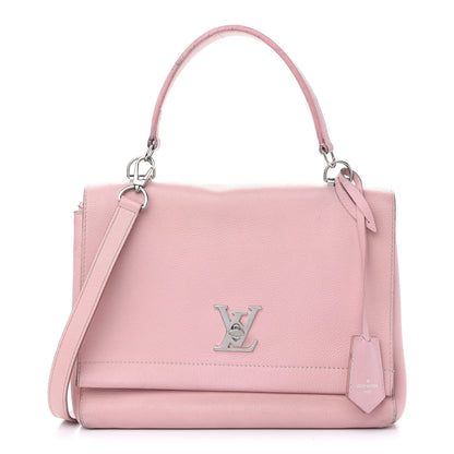 Louis Vuitton Soft Calfskin Lockme II Top Handle Rose Ballerine 1 of 19