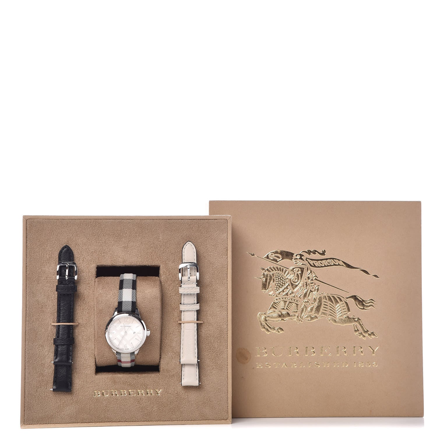 Burberry Stainless Steel Calfskin 32mm Classic Quartz Watch BU10112 8 of 8