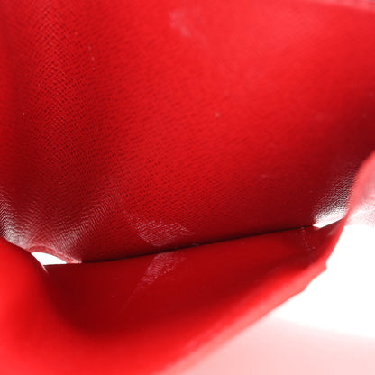 Louis Vuitton Damier Ebene Victorine Wallet Red 11 of 11
