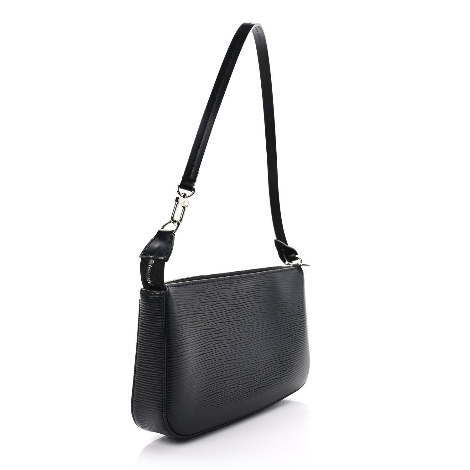 Louis Vuitton Epi Pochette Accessories NM Black 3 of 8