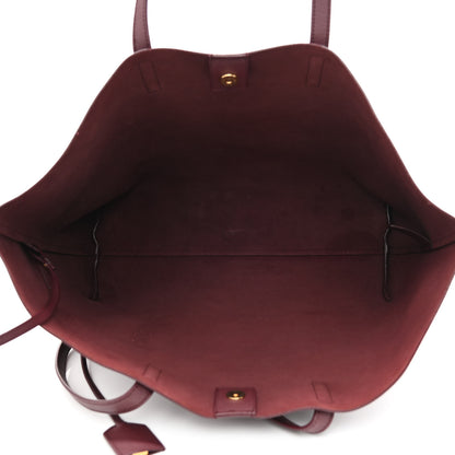 Saint Laurent Calfskin Large Shopping Tote Deep Carmin 6 of 17