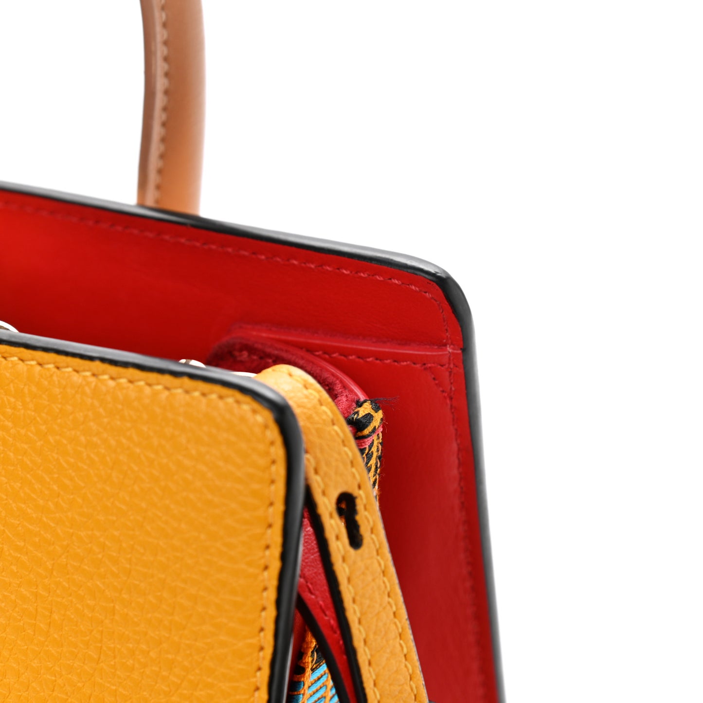 Calfskin Embroidered Studded Small Paloma Full Moon
