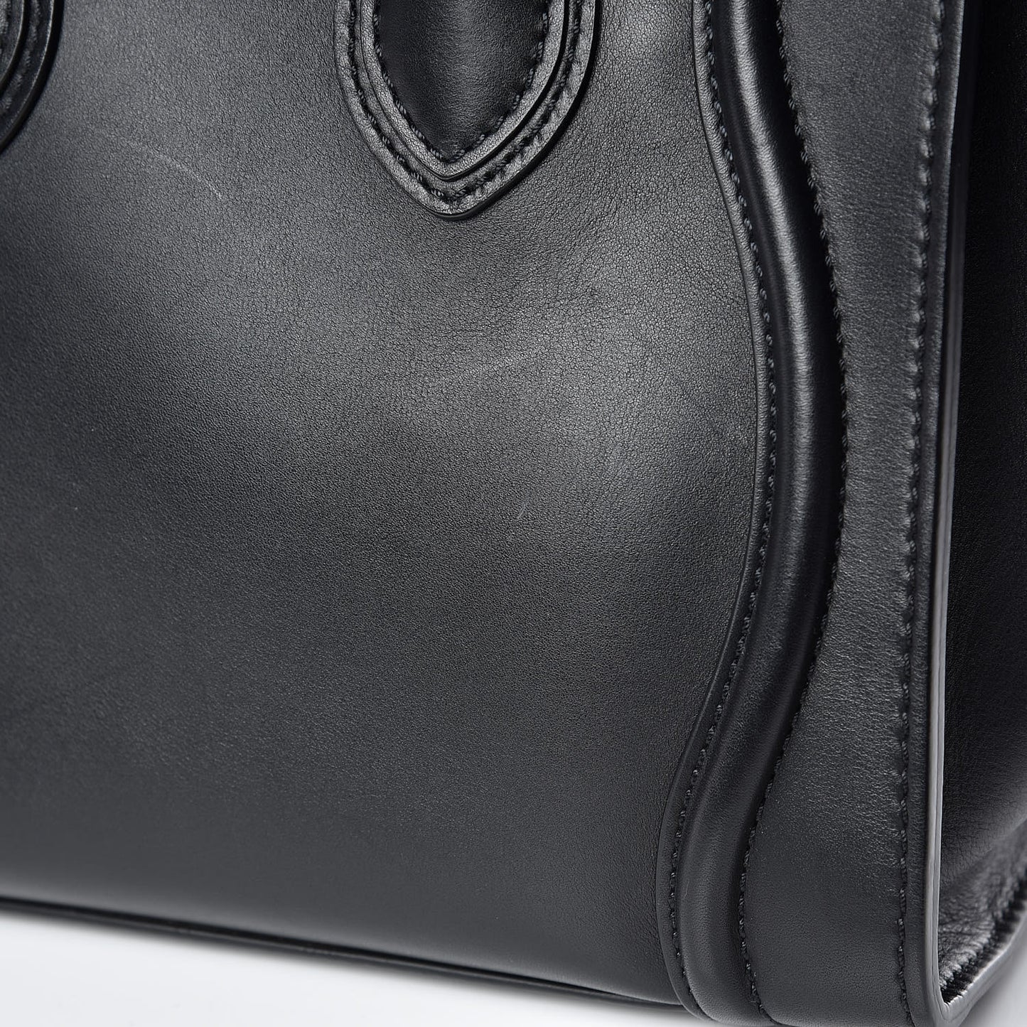 Smooth Calfskin Micro Luggage Black
