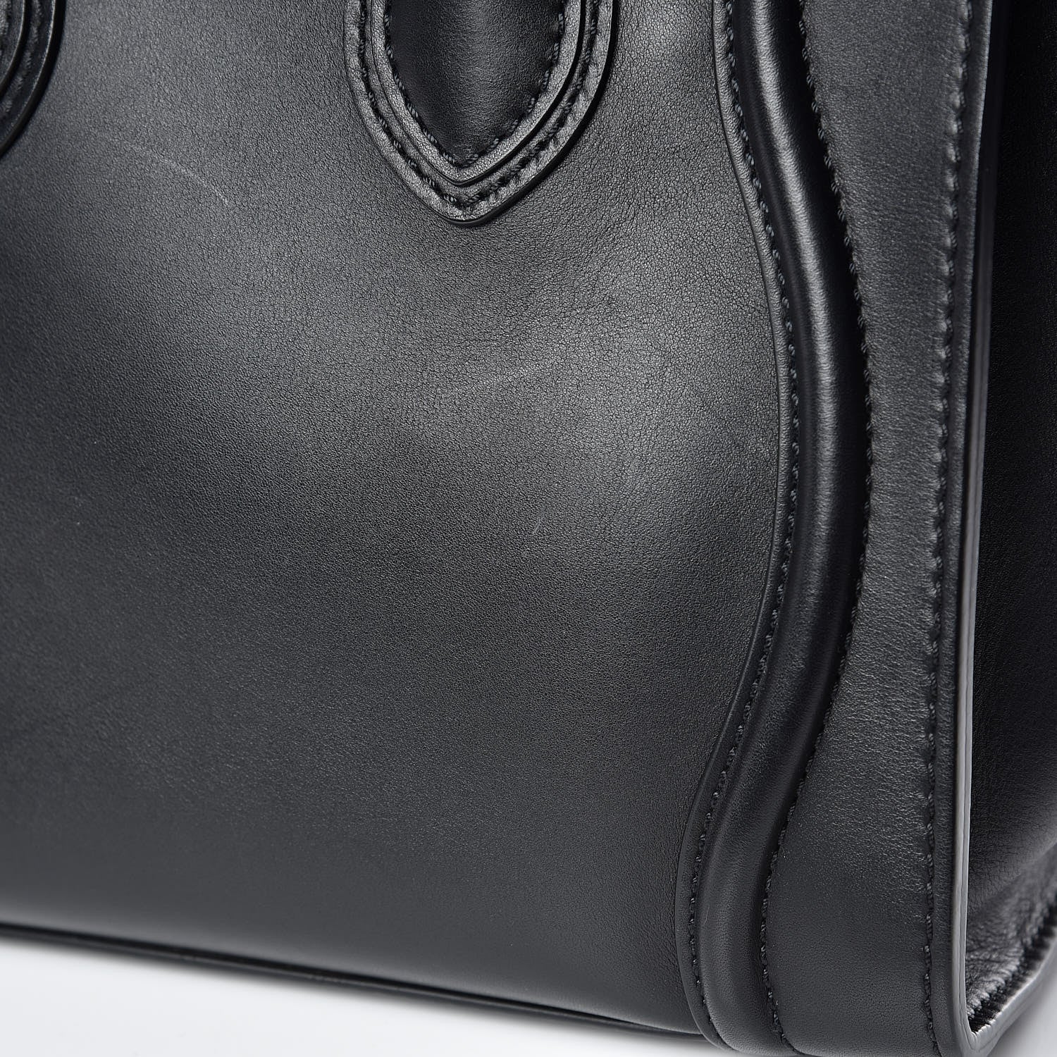 Celine Smooth Calfskin Micro Luggage Black 10 of 10