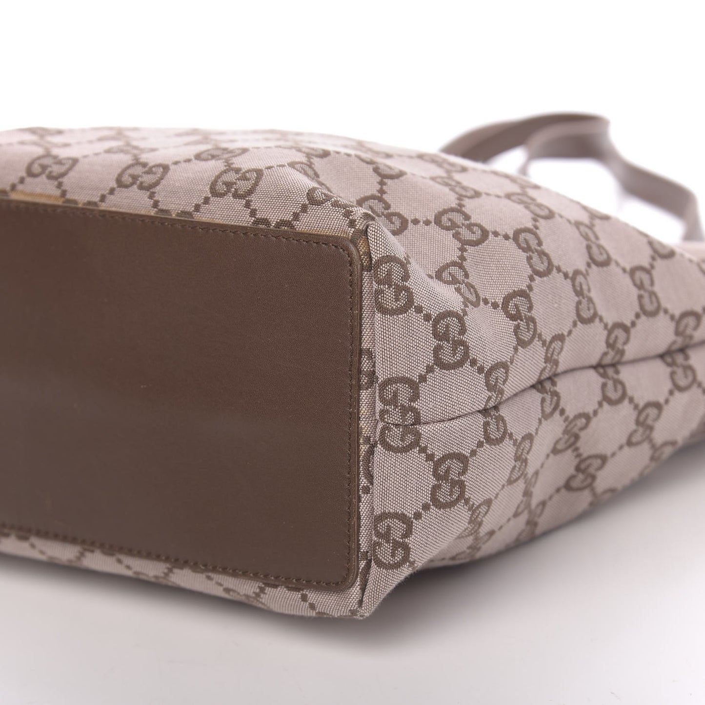 Monogram Small Bucket Tote Brown