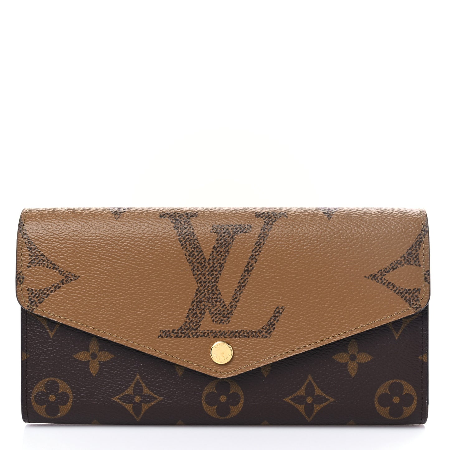 Reverse Monogram Giant Sarah Wallet