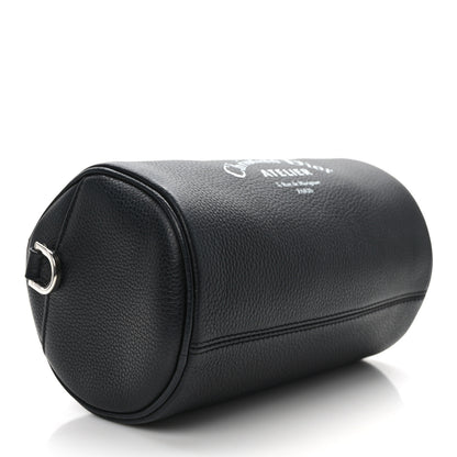 Christian Dior CHRISTIAN DIOR HOMME Grained Calfskin Mens Roller Pouch Black 4 of 12