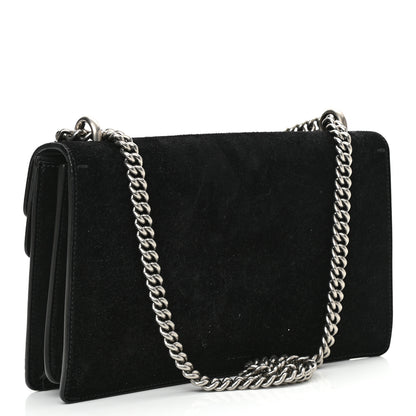 Gucci Suede Small Dionysus Shoulder Bag Black 3 of 11