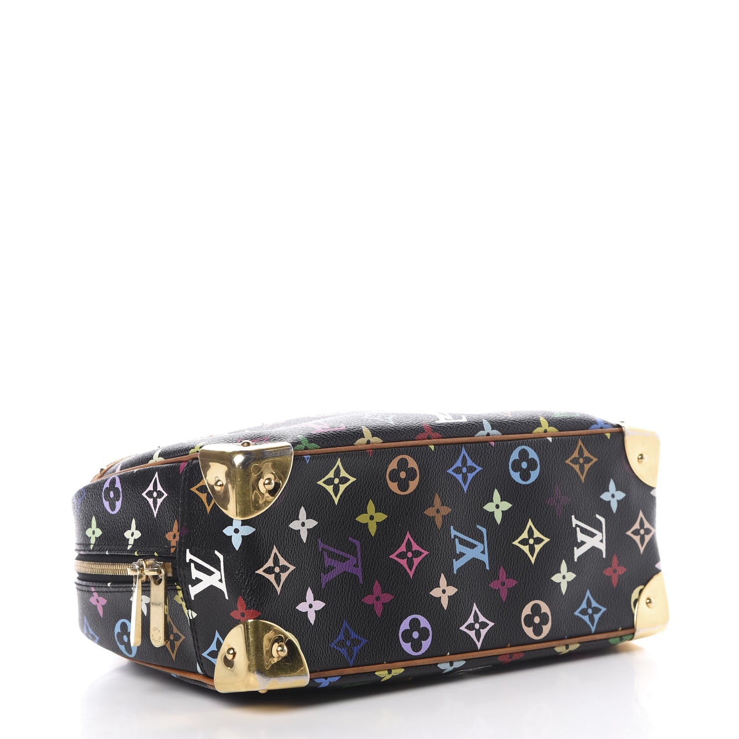 Louis Vuitton Monogram Multicolor Trouville Black 4 of 17