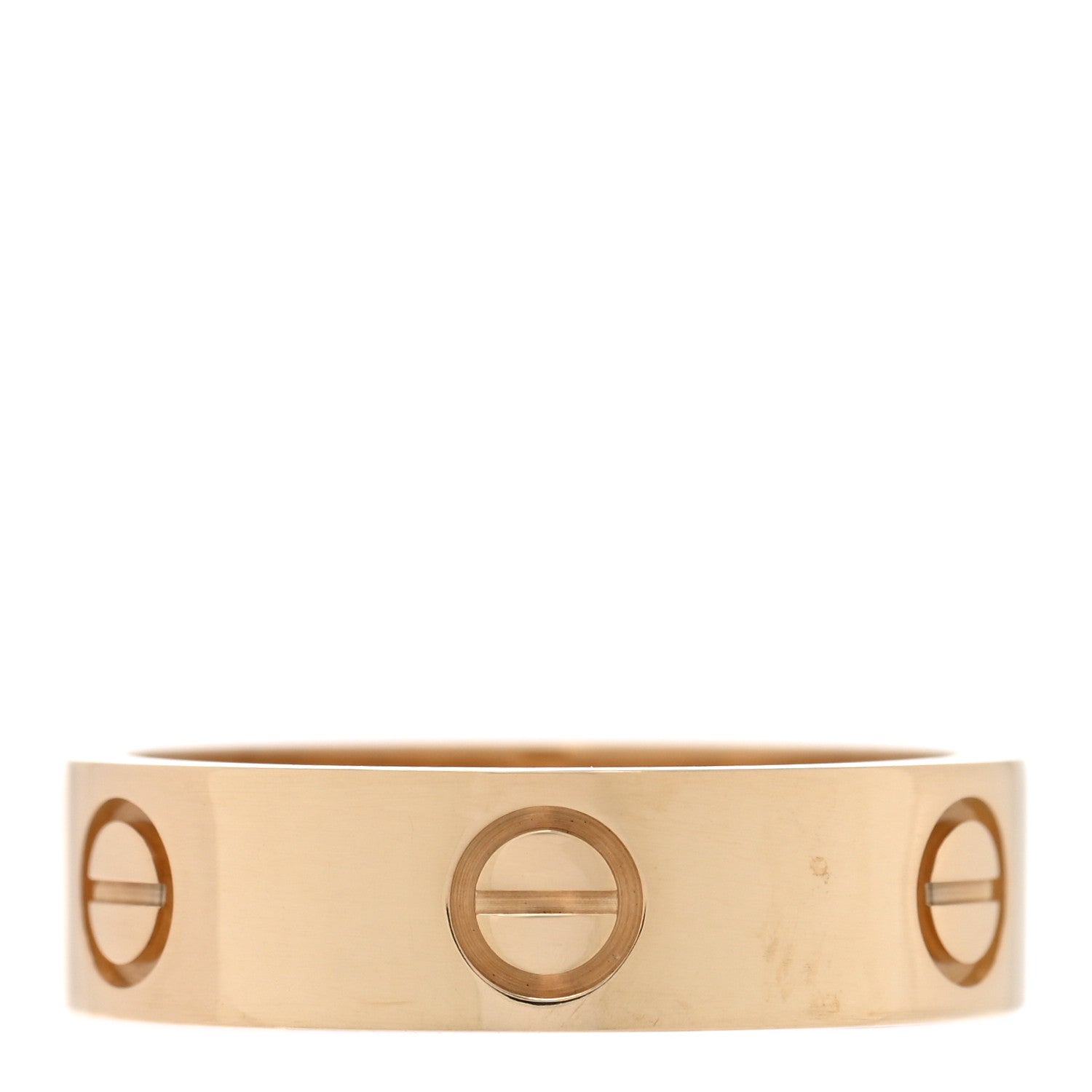 Cartier 18K Yellow Gold 5.5mm LOVE Ring 56 7.5 3 of 7