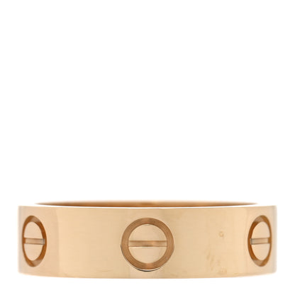 Cartier 18K Yellow Gold 5.5mm LOVE Ring 56 7.5 3 of 7