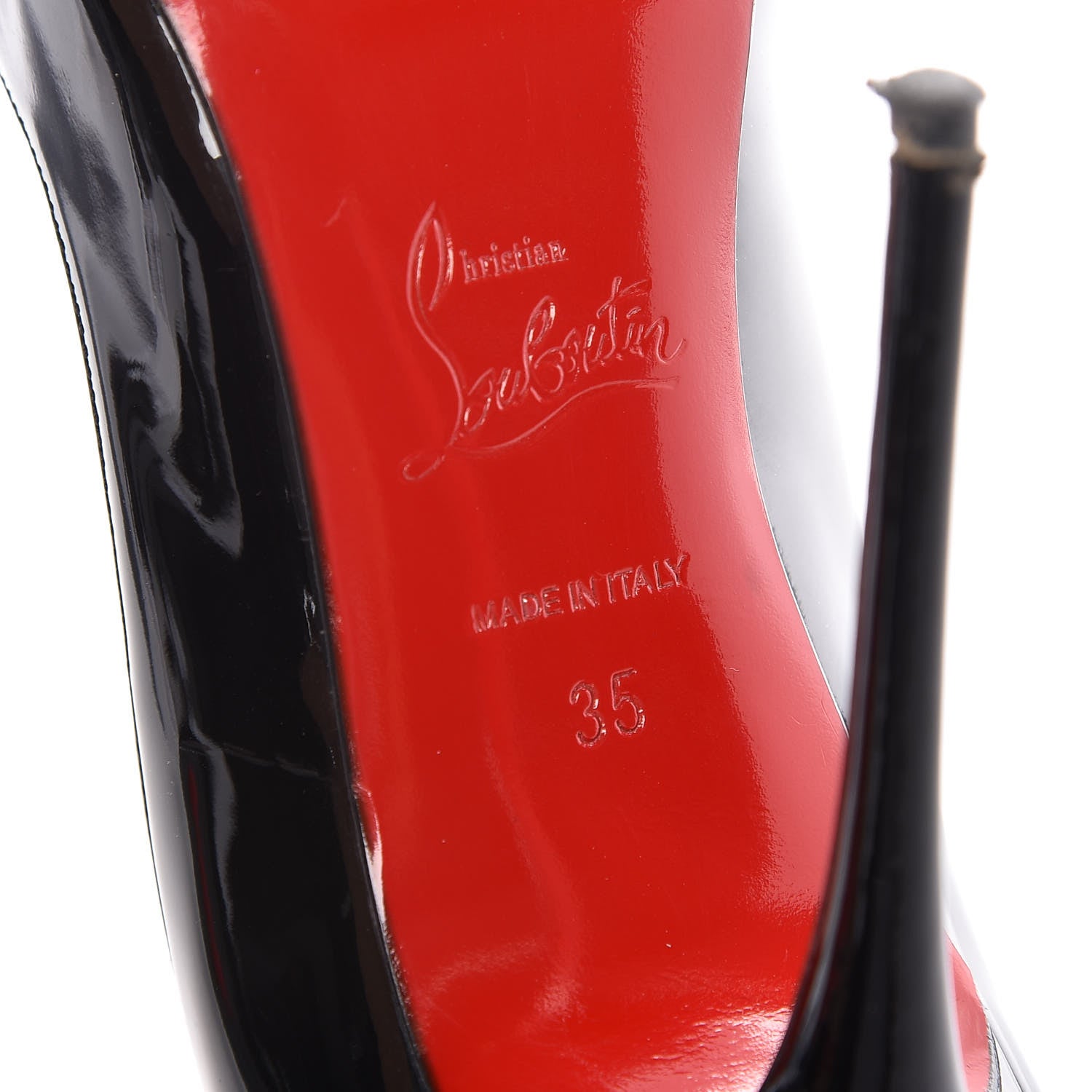 Christian Louboutin Patent So Kate100 Pumps 35 Black 8 of 14