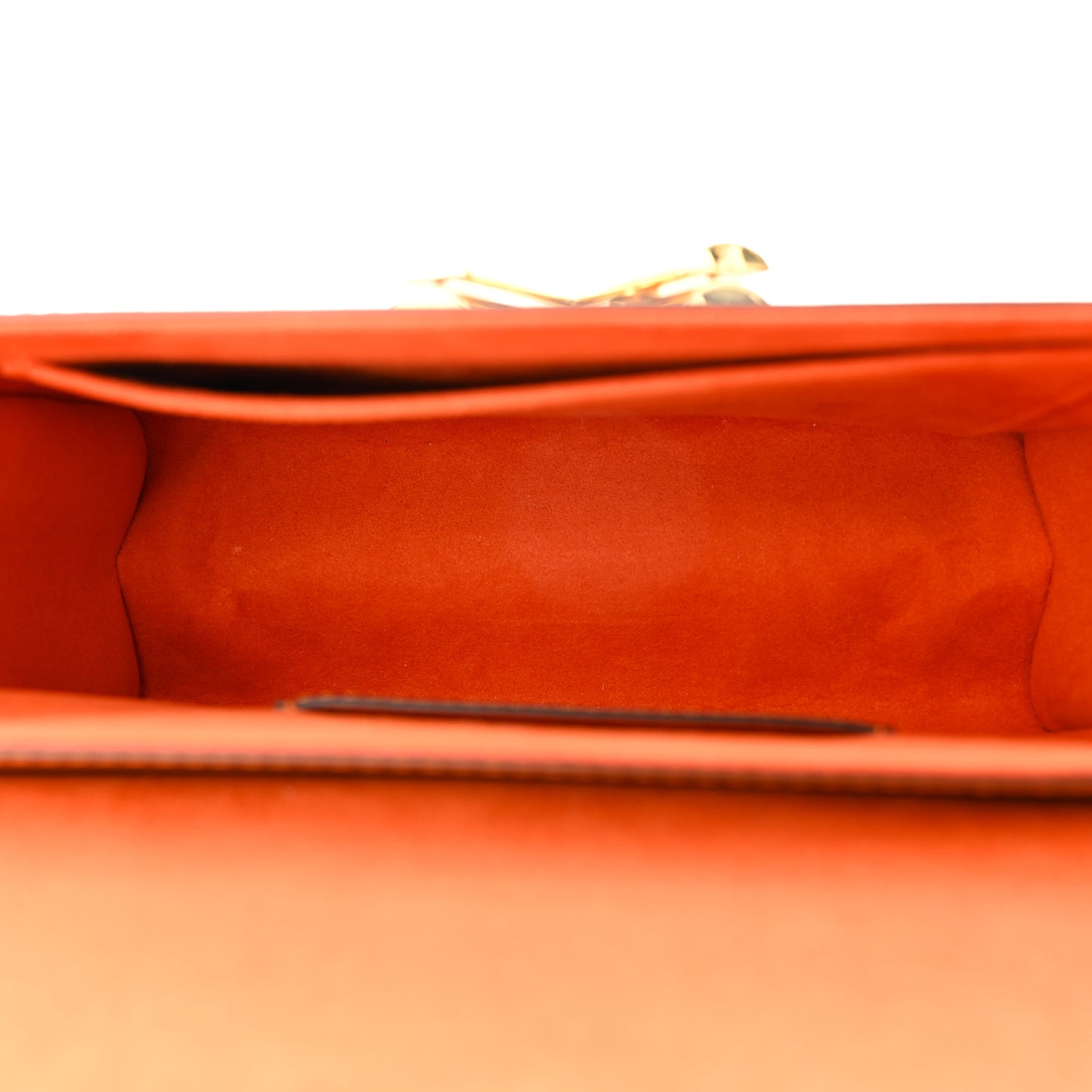 Calfskin Catogram Twist Shoulder Bag MM Marron