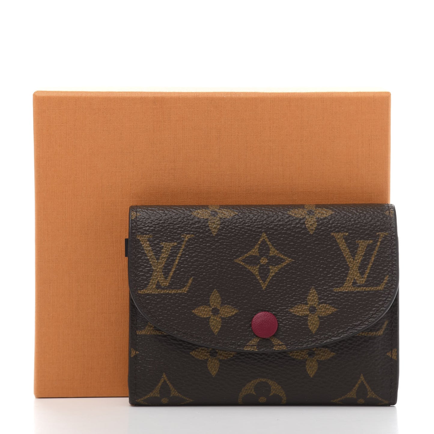 Monogram Rosalie Coin Purse Fuchsia