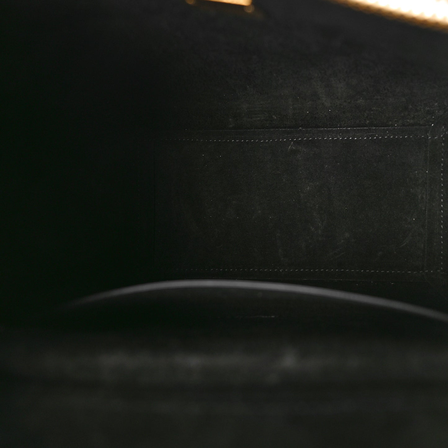 Grained Calfskin Micro Belt Bag Black