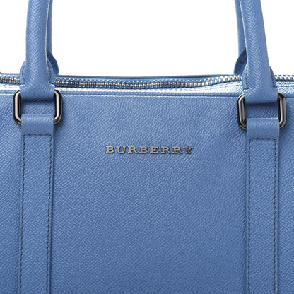 Burberry Grainy Calfskin Small Newberg Briefcase Blue 14 of 14
